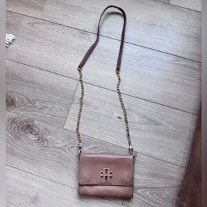 Tory Burch cognac cross body